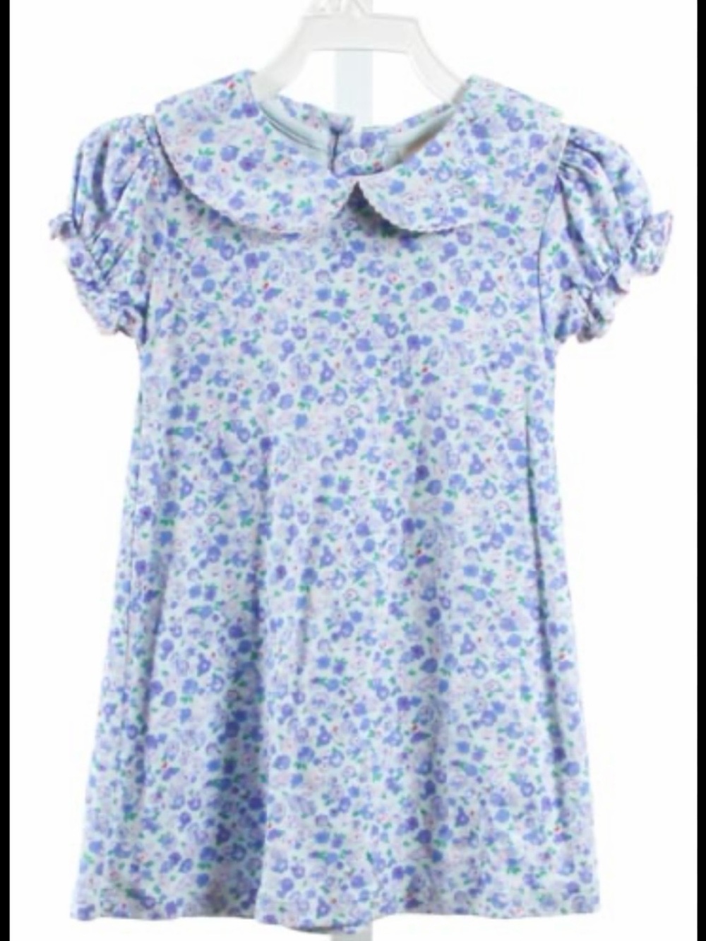 The Beaufort Bonnet Company Lavender Floral Peter Collar Tee